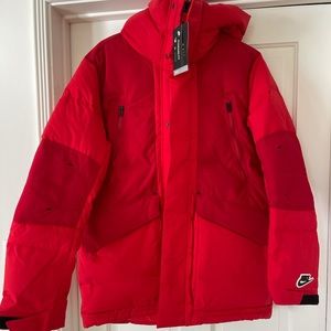 Nike Repel Parka Sportswear Down-Fill Jacket Red CU4392-657 Size Medium